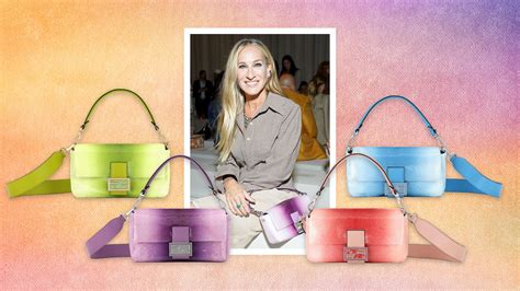 fendi x sjp|Sarah Jessica Parker on Her Fendi Baguette Collaboration.